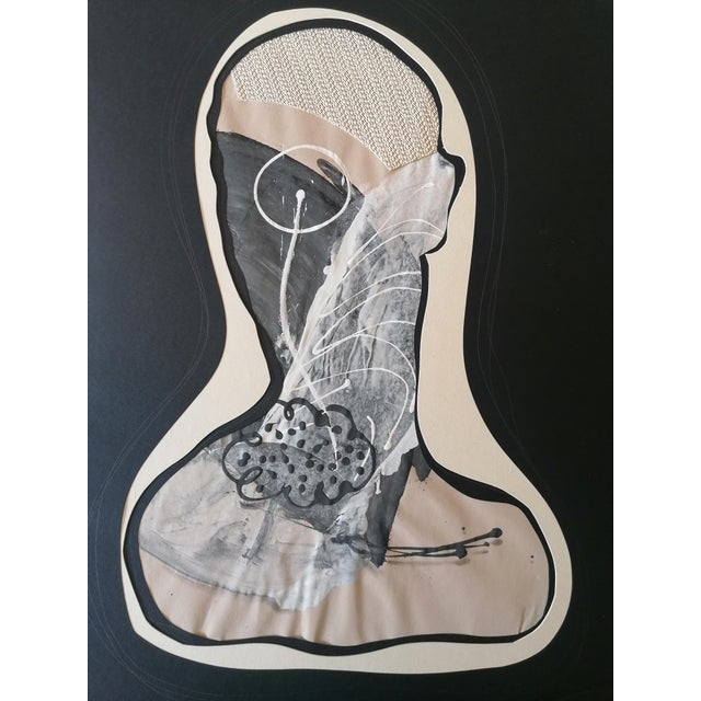 S2h 2022 collage acrylic on paper 100x70x1 this piece has an attribution mark, i am sure that it is completely authentic...