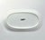 2010s Contemporary Crate & Barrel Porcelain White Oval Oblong Appetizer Plates - Set of 6 For Sale - Image 5 of 5