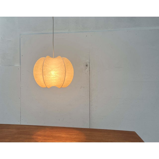 Mid-Century Modern Cocoon Pendant Lamp by Friedel Wauer for Goldkant Leuchten, Germany, 1960s For Sale - Image 18 of 18