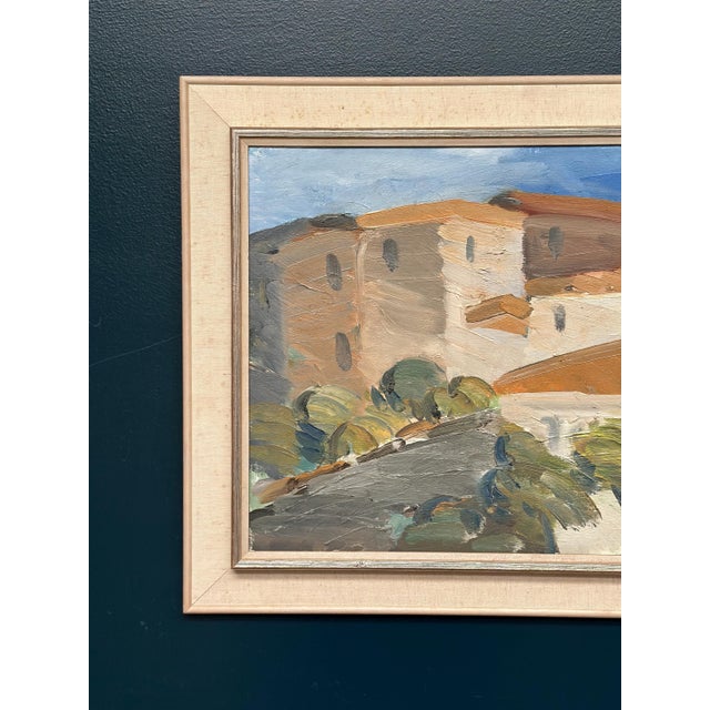Sven‑erik Markhed, Cityscape, 1950s, Oil Painting, Framed For Sale - Image 16 of 18