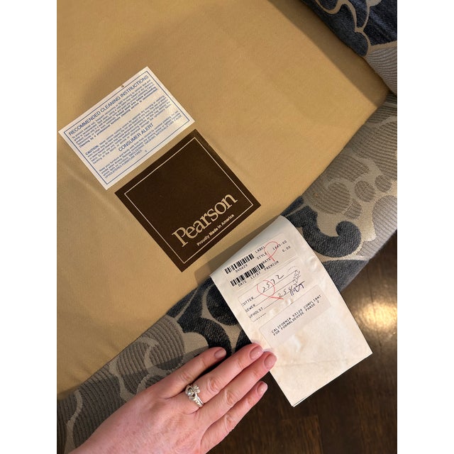 Wood Upholstered Dining Skirted Chair by Pearson For Sale - Image 7 of 7