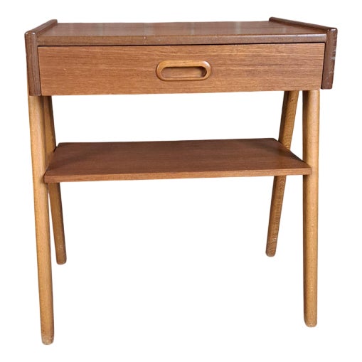 Scandinavian Teak Nightstand, 1960s For Sale