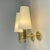 These mid-century sconces were designed and manufactured in sweden by bergboms in the 1960s. The lights feature an elegant...