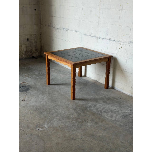 Henning Kjærnulf Black Tiles Coffee Table Danish Mid-Century Modern 1960s For Sale - Image 4 of 10