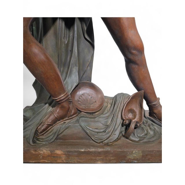 Brown Vintage Monumental Sculpture, 1950 For Sale - Image 8 of 18