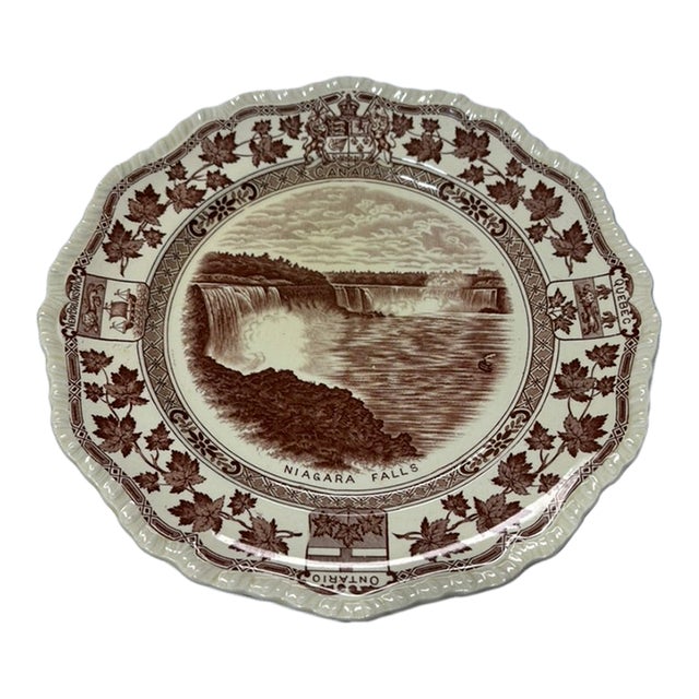 Vintage Canadian World's Fair Commemorative Porcelain Plate For Sale