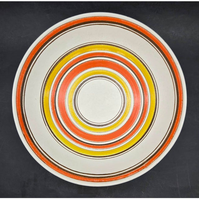 Ceramic 1970s Glazed Stoneware Bowl For Sale - Image 7 of 9
