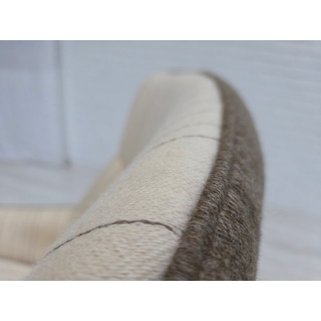 Mid-Century Modern Vintage Danish Chair in Wool Fabric by Illum Wikkelsø, 1960s For Sale - Image 3 of 18