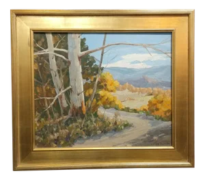 Victor Matson "Sycamore Trees" California Plein Air Landscape Oil Painting