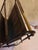 Mid-Century Modern Mid-Century Modern Three-Tier Newspaper Rack in Brass and Leather, 1960s For Sale - Image 3 of 9