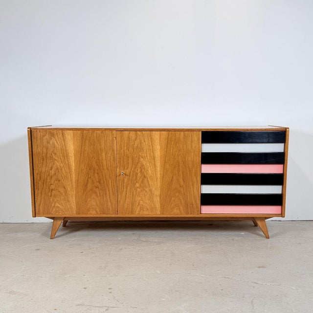 U460 Sideboard with Colored Drawers by Jiří Jiroutek for Interier Praha, 1965 For Sale - Image 17 of 17