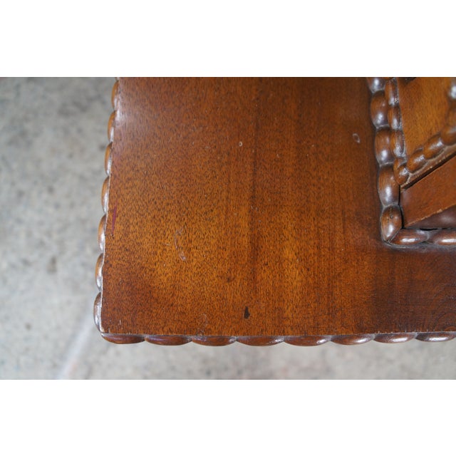 Antique Victorian Arts & Crafts Walnut Stepback Dresser Chest of Drawers For Sale - Image 12 of 12