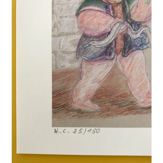 Artist - Gunda Oehm Title - Chinese with umbrella Signed - handsigned in pencil Year - 1982 Edition - HC 25/150 Medium -...