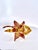 Modern Vintage Gold-Tone Lily Brooch and Earrings Set With Pearl, 1980s, 3 Pieces For Sale - Image 3 of 9