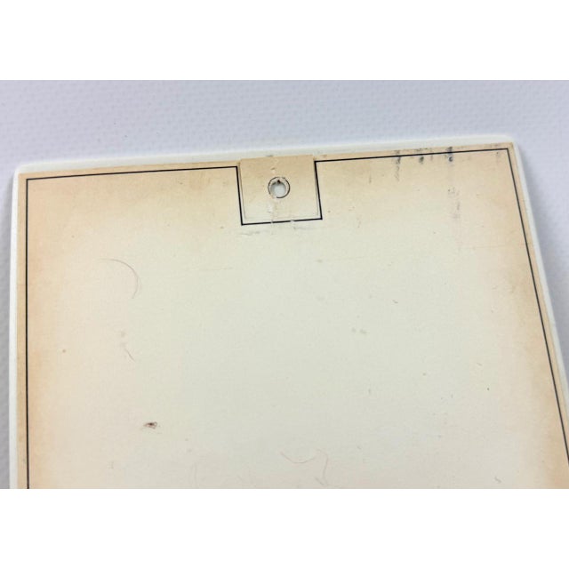 Porcelain Vilbocard Postcard by Boris Zvorykin for Villeroy & Boch Gallerie, 1970s For Sale - Image 9 of 11
