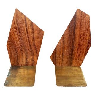 Mid-Century Modern Danish Bookends in Teak, 1960s, Set of 2 For Sale