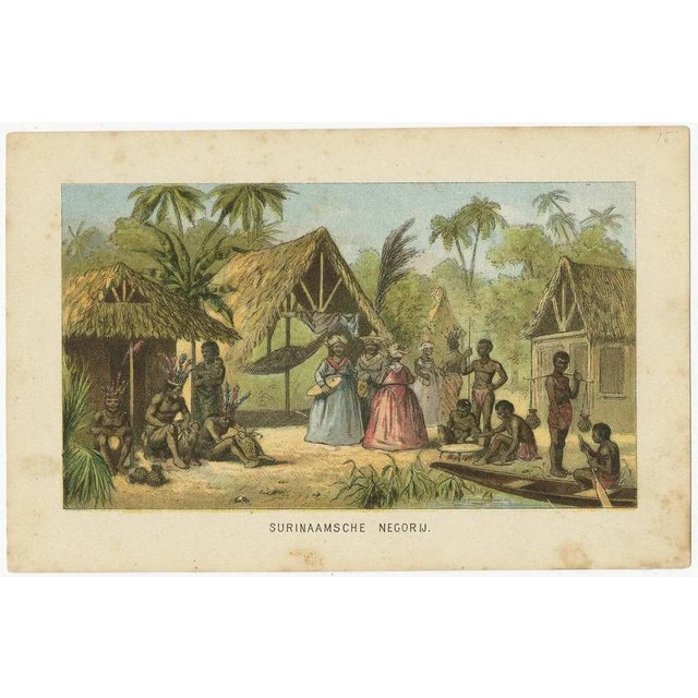 Views of Amsterdam and Dutch Colonies, 1883, Paper, Set of 18 For Sale - Image 6 of 18