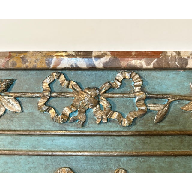 Half-Moon Sideboard in Wood and Marble, 1960s For Sale - Image 9 of 18