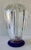 Livio Seguso, Seguso Murano Italian Art Glass Cobalt Gold Aventurine Footed Vase Sculpture For Sale In Miami - Image 6 of 18