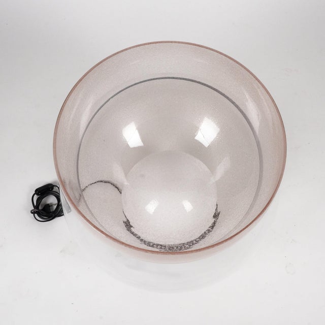 Giova Parabola Rosa Pulegosa Table Lamp by Gae Aulenti for Fontana Arte, 1970s For Sale - Image 9 of 12
