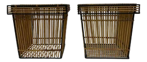 Storage Baskets by Dirk van Sliedregt for Rohé, Netherlands, 1960s, Set of 2