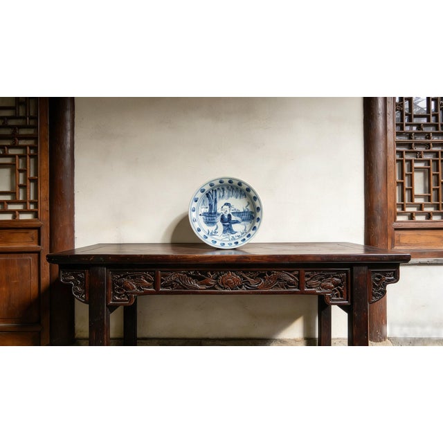 W-18cm,H-4cm Experience the beauty and elegance of Chinese history with our Chinese Vintage Porcelain Handcrafted with...