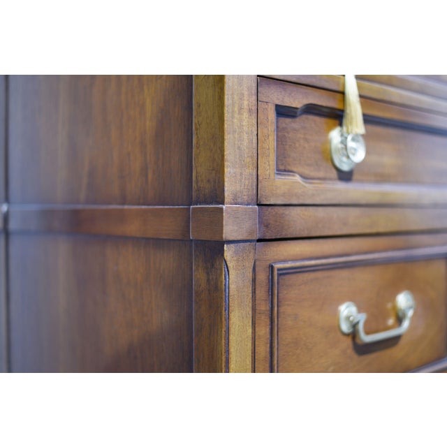 Mid Century Transitional 5 Drawer Highboy by Drexel For Sale - Image 10 of 15