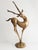 Dancing Stag, Antelope, Doe, and Fawn in Gilded Brass, 1970s For Sale - Image 11 of 11