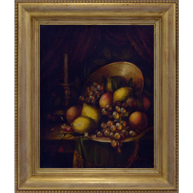 Massimo Reggiani, Still-Life, 1990s, Oil Painting on Canvas, Framed For Sale - Image 7 of 7