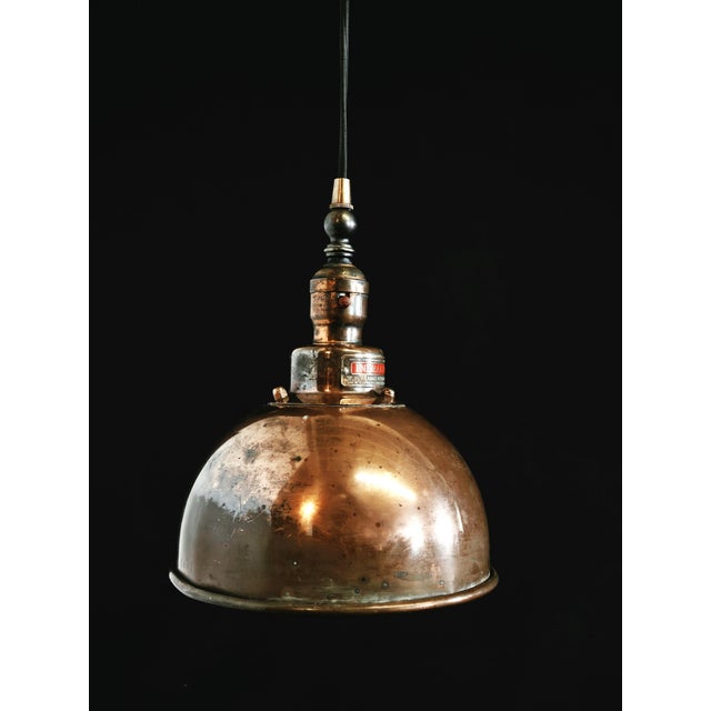 1960s Victorian Era Single Pulley Ceiling Lamp For Sale - Image 4 of 10