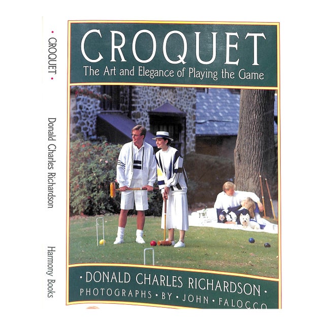 "Croquet: The Art and Elegance of Playing the Game" 1988 Richardson, Donald Charles For Sale