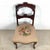 Vintage Chippendale Style Side Chair With Floral Needlepoint Seat For Sale - Image 4 of 12