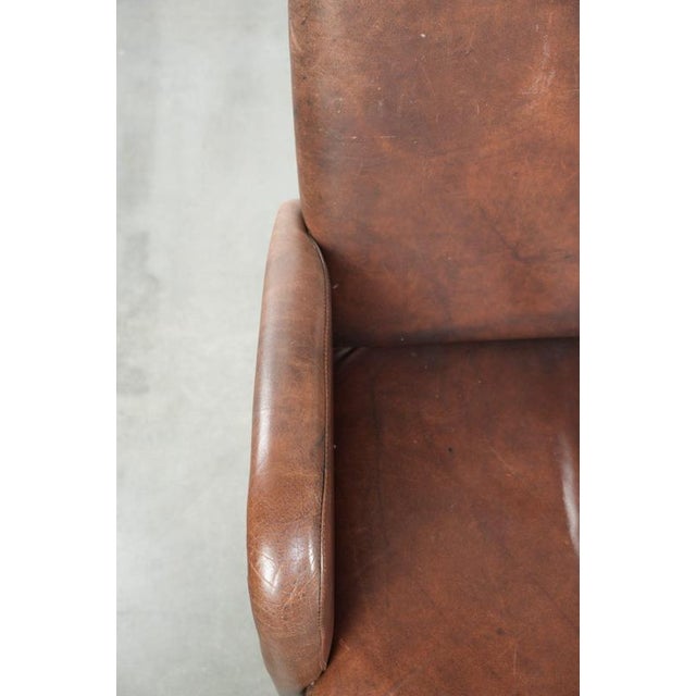 Animal Skin Dining Armchairs in Cowhide Leather, Set of 2 For Sale - Image 7 of 14