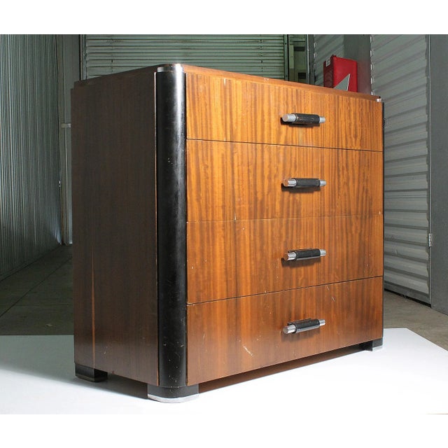 Donald Deskey Deco Chest of Drawers For Sale In Chicago - Image 6 of 7