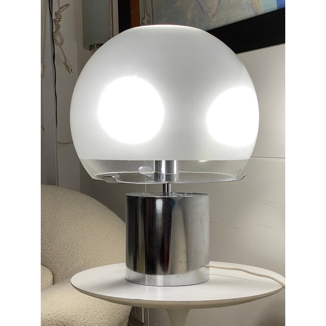 Mid-Century Modern Porcino Table Lamp by Luigi Caccia Dominioni for Azucena, 1970s For Sale - Image 3 of 7