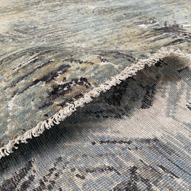 Abstract Modern Abstract Area Rug 6x9 For Sale - Image 3 of 12