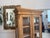 Wood Rustic Farmhouse Display Cabinet For Sale - Image 7 of 12