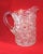American Late 19th Century Dalzell Gilmore Hexagon Bullseye Pattern Glass Pitcher For Sale - Image 3 of 9