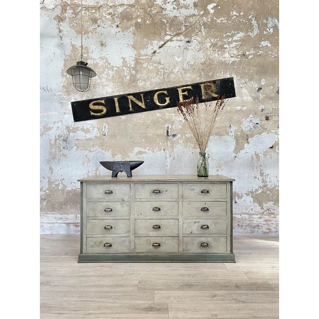 Craft Cabinet with Drawers, 1950s For Sale - Image 17 of 18