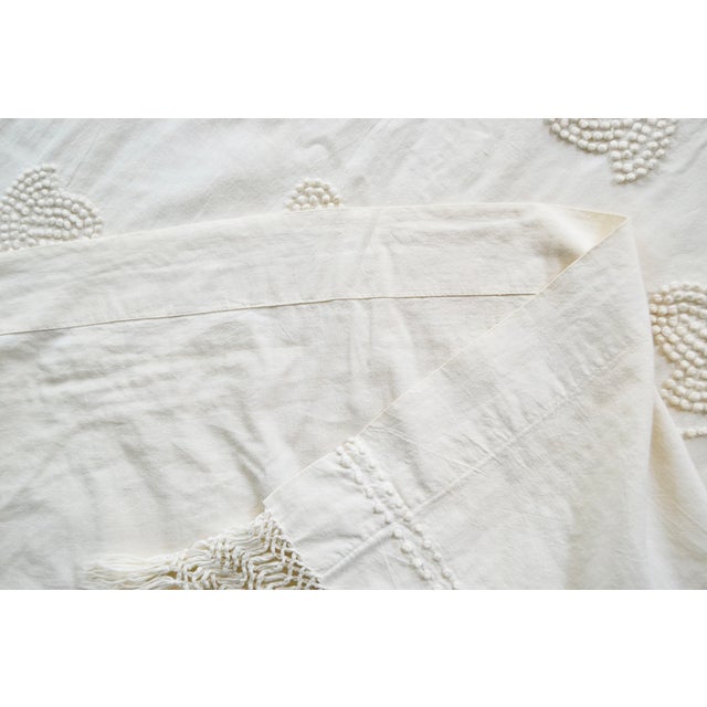 Late 1800s Antique Candlewick Bed Cover - For Sale - Image 9 of 12