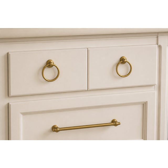 Thomasville Restored Vintage Thomasville Sideboard | Custom Luxury Statement Cabinet For Sale - Image 4 of 4