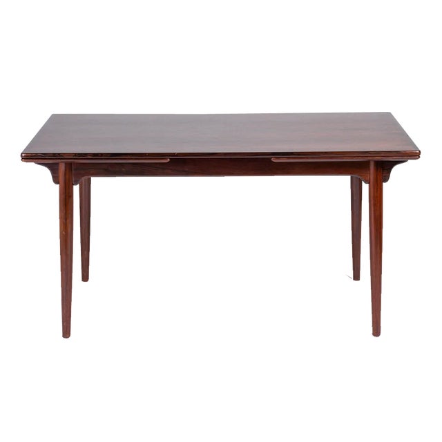 Rosewood No 54 Extendable Dining Table from Omann Jun, 1960s For Sale