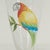 Vintage Set of Eight Footed Drinking Glasses With Painted Parrots For Sale - Image 9 of 11