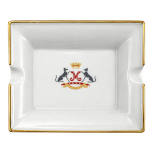 Vintage Le Meurice Hotel Paris Porcelain Ashtray Catchall Dish