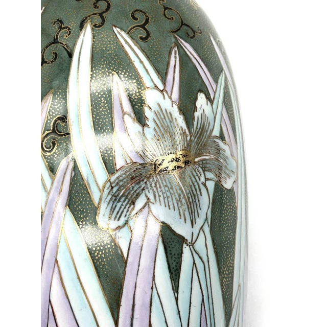 Large Elle Due Table Lamp in Hand-Painted Enameled Porcelain from Sigma, 1990s For Sale - Image 14 of 18