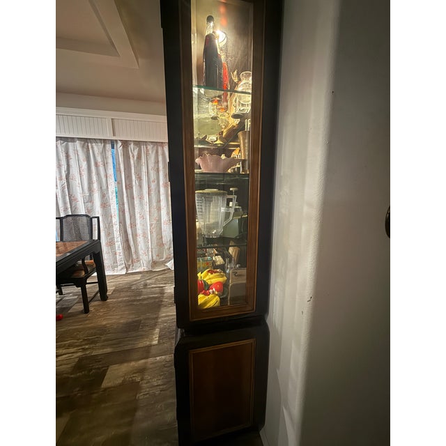 1980s Century Furniture Chin Hua China Cabinet by Raymond Sobota For Sale - Image 9 of 15