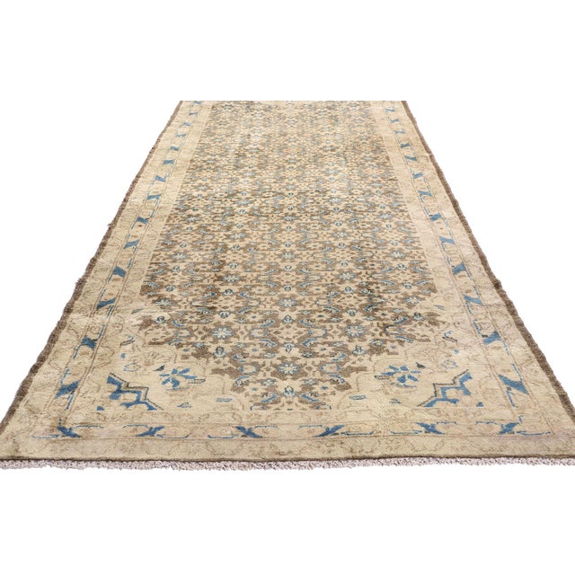 Vintage Persian Hamadan Rug Runner, 03'03 X 15'10 For Sale - Image 4 of 10