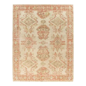Oushak Style Handwoven Rug 9' X 11'5