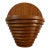 Art Deco Wooden Wall Pocket For Sale