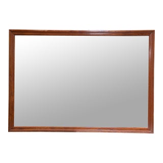 Rosewood Framed Wall Mirror, Vintage For Sale